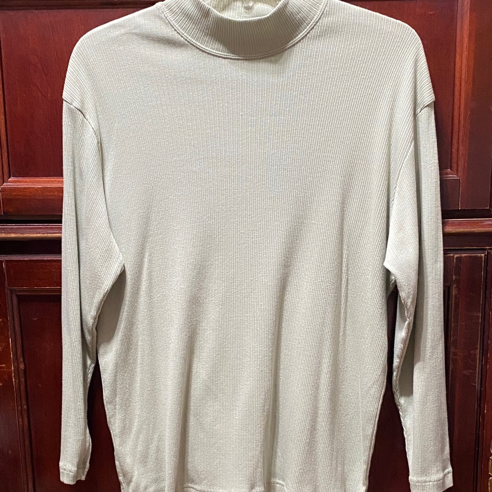 International sportswear Co. vintage plus size 3X long sleeve light green top